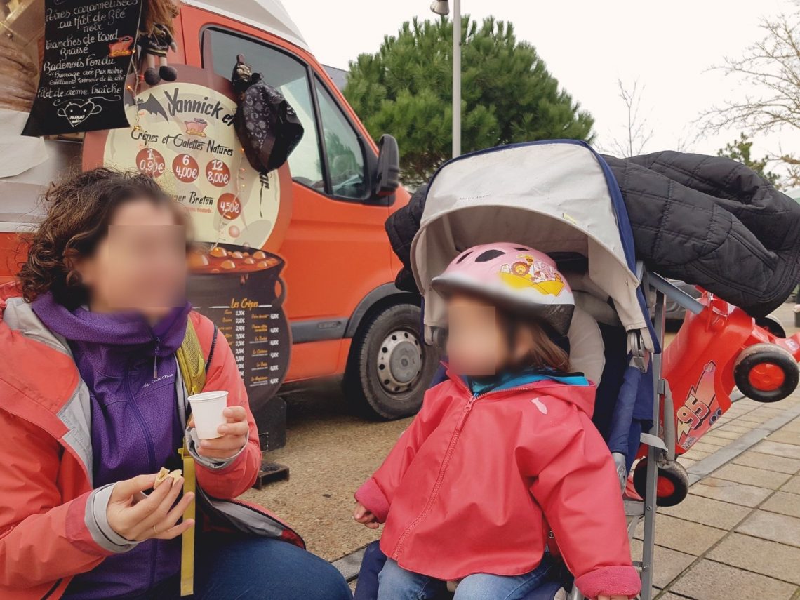 Miam un crêpe au chocolat