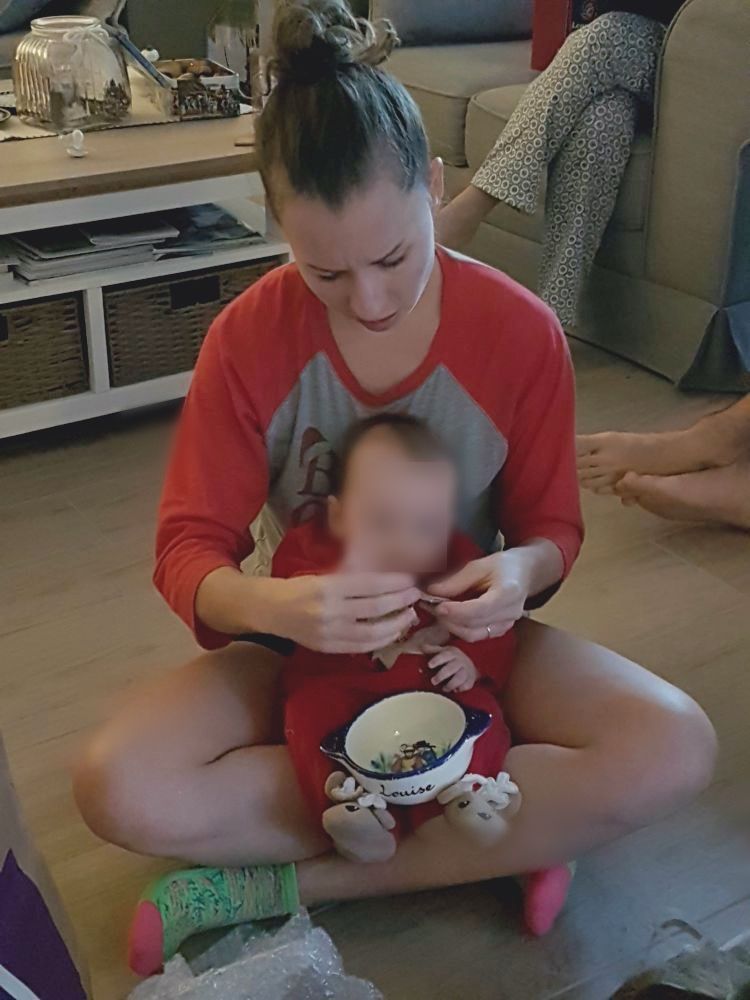 Matin de noël et ouverture des cadeaux