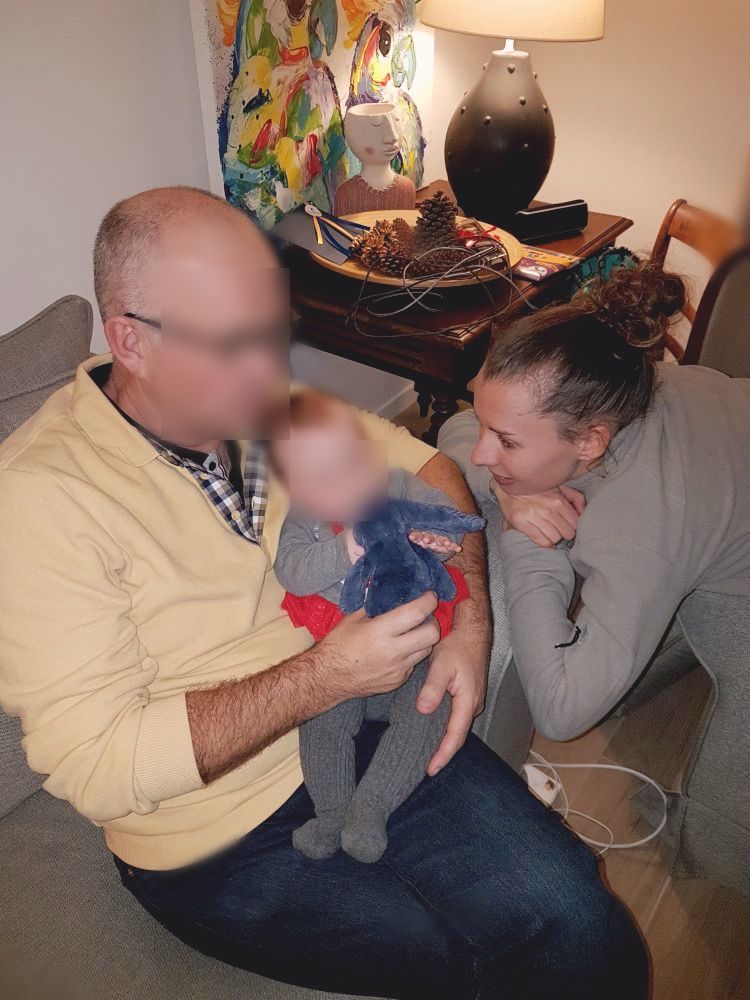 Câlin avec papipouic