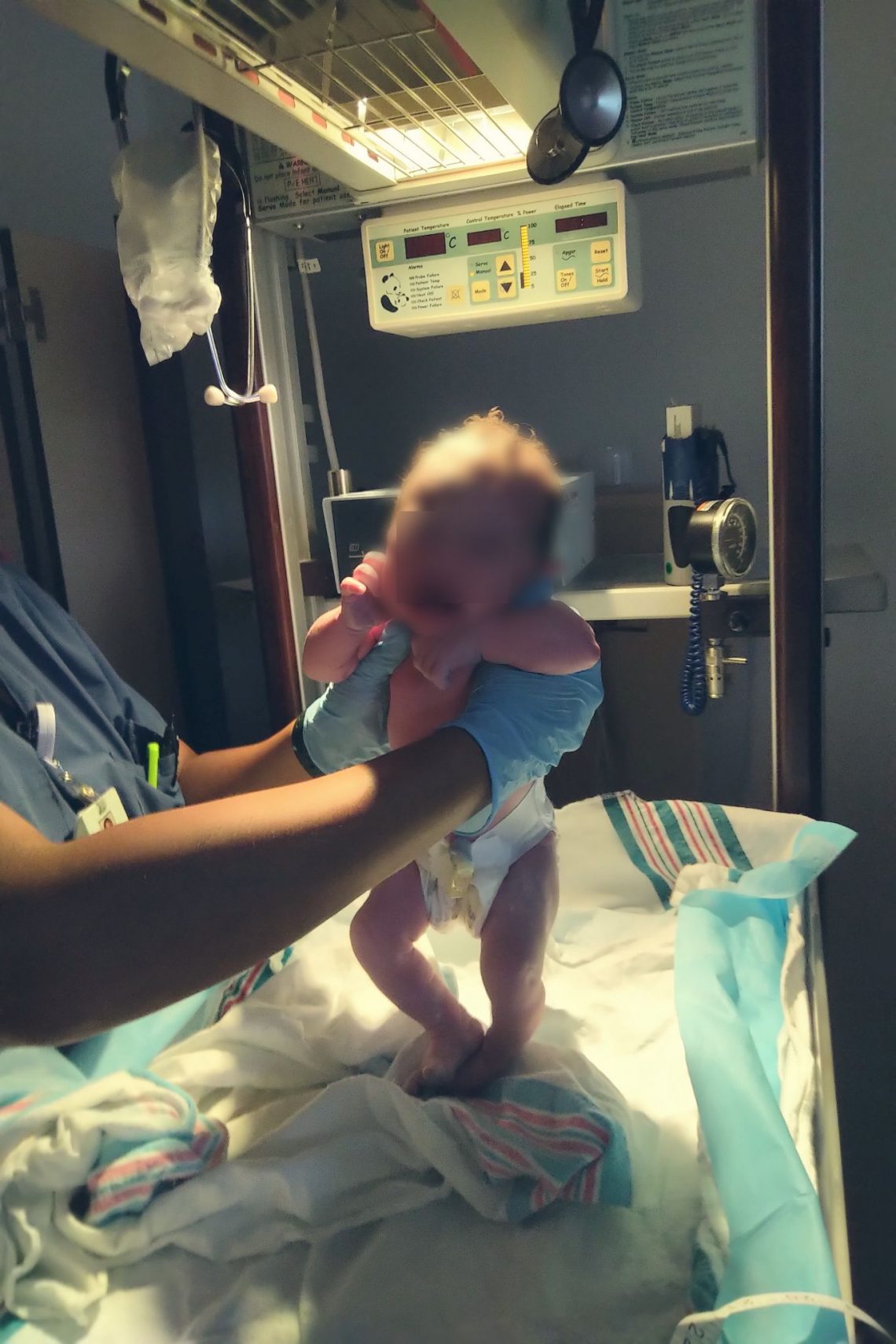 Bébé vient de naître à la maternité