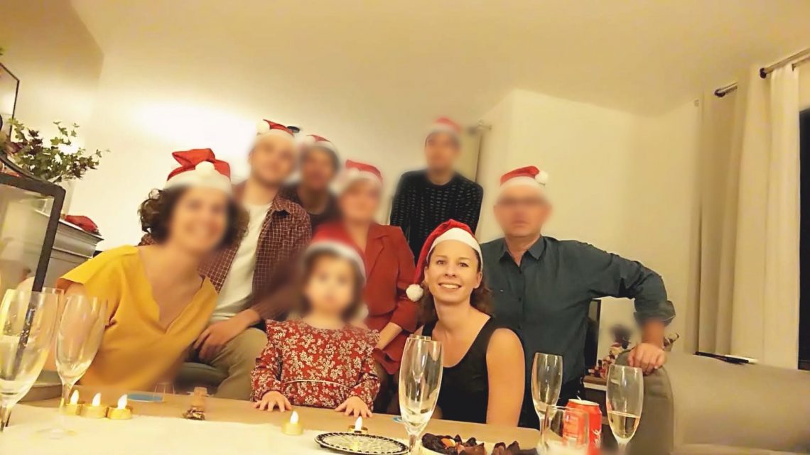 Réveillon de noël en famille