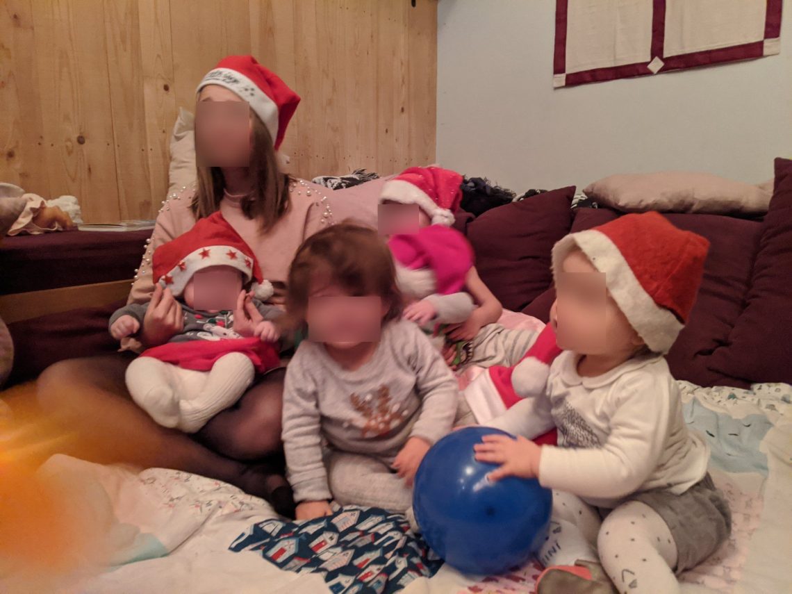 Essaie de photo des cousins pour noël
