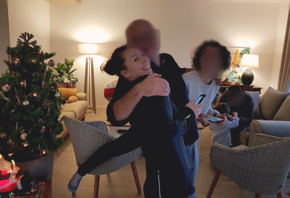 Papipouic avec maman et tata Charlotte