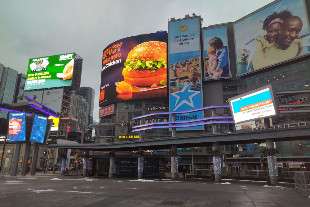 Le Times Square de Toronto