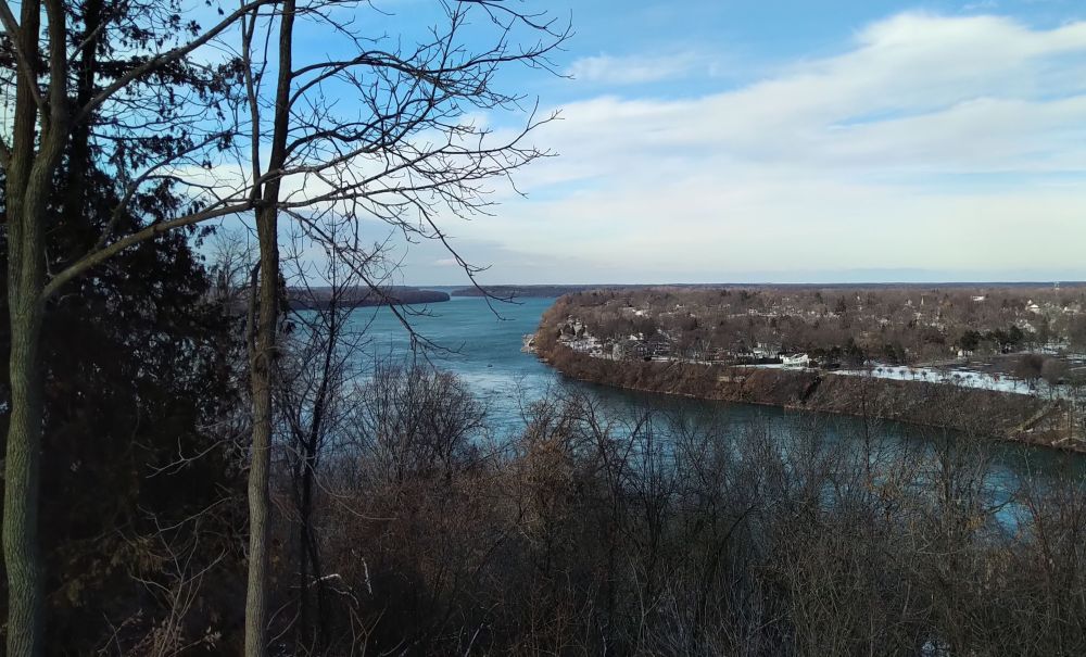 L'arrivée sur le Lac Ontario