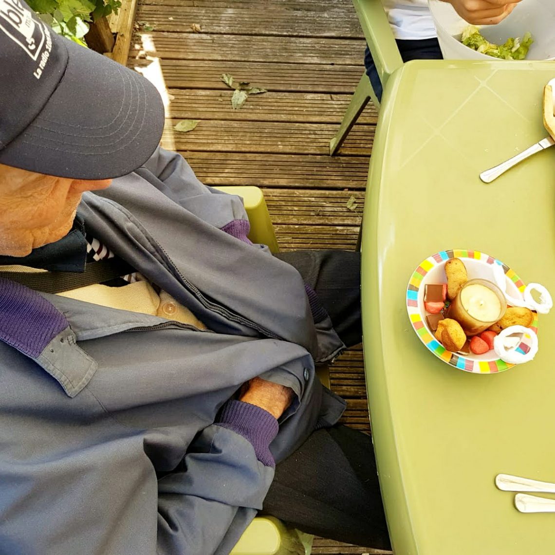 Gâteau d'anniversaire improvisé