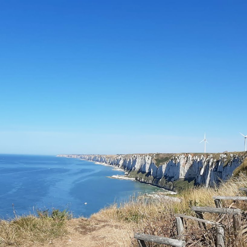 Les falaises de Fécamp