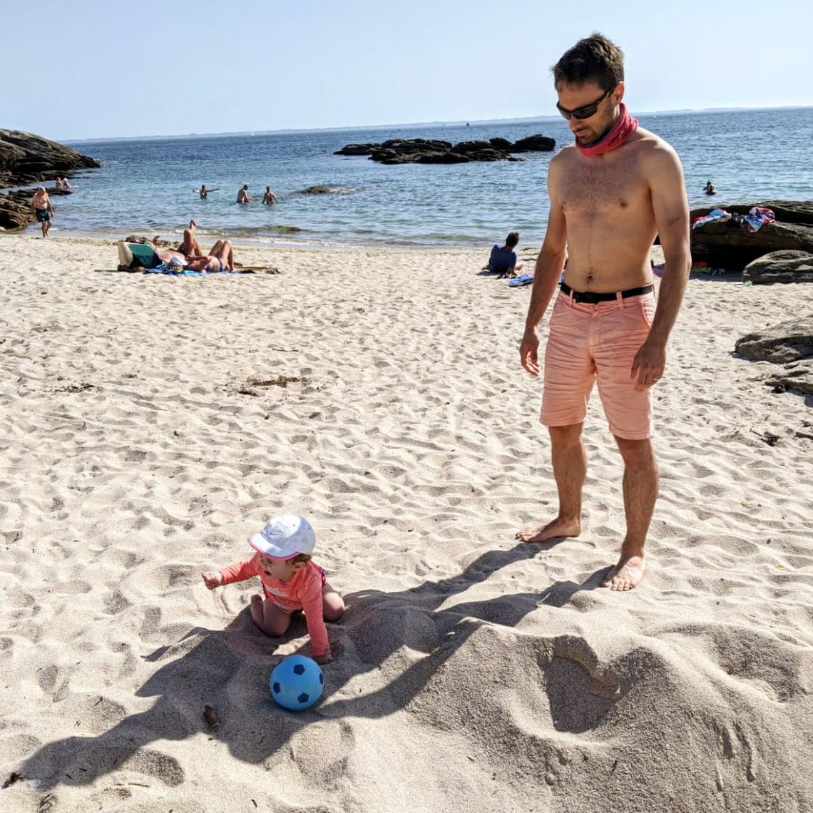 Première fois à la plage