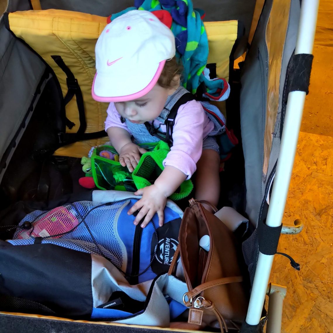 Sortie vélo en charette