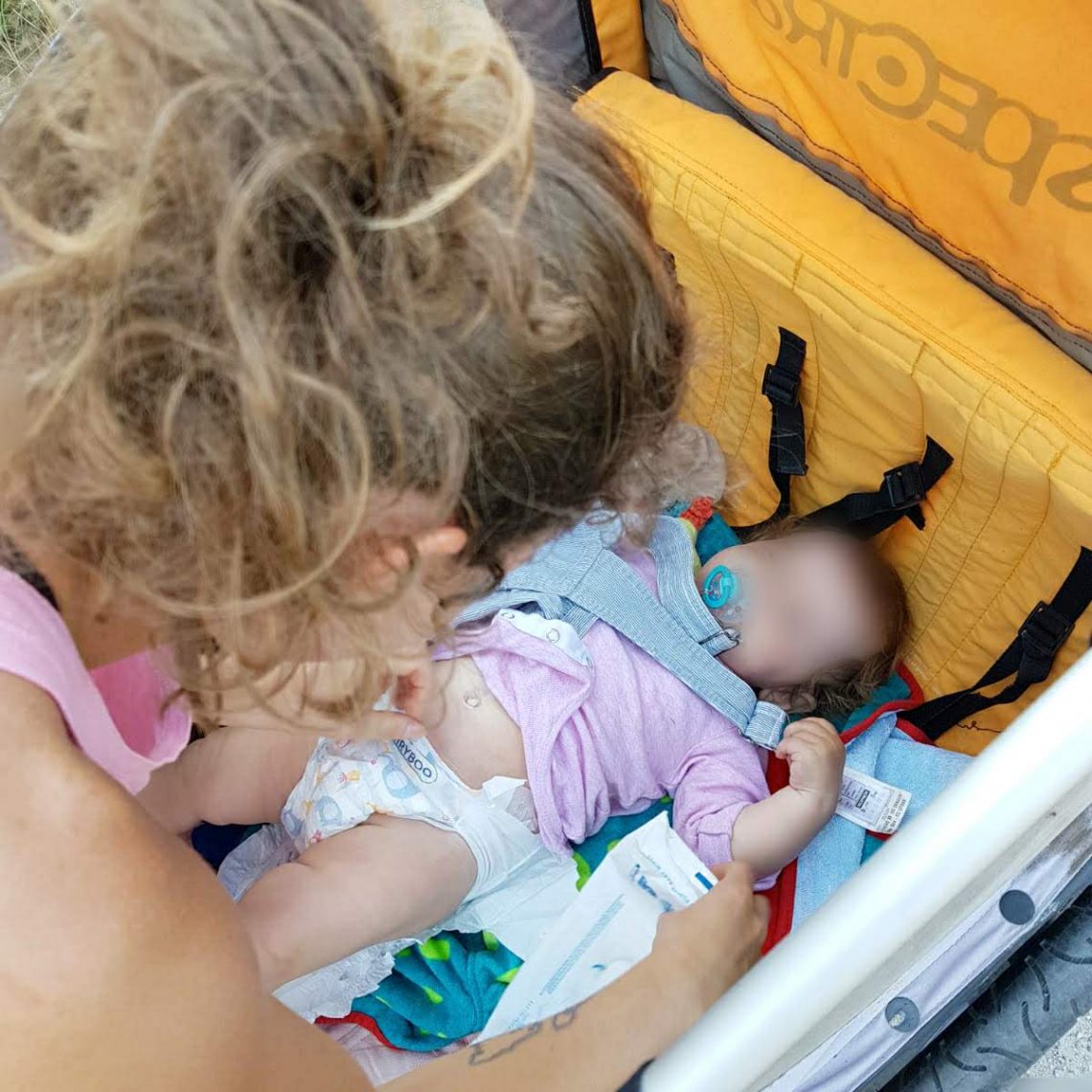 Changement de couche improvisé