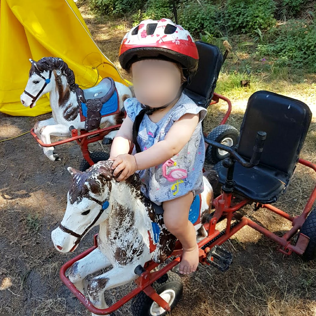 À dada sur mon bidet!