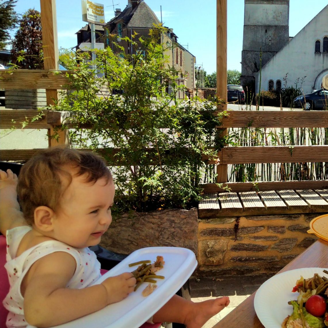 Chouette le pic-nic sur la route