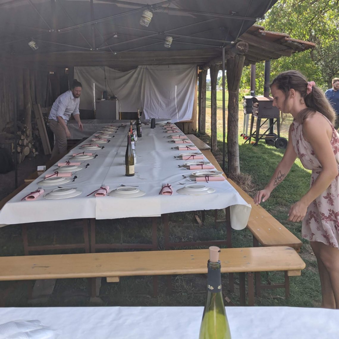 Dresser le couvert pour le repas