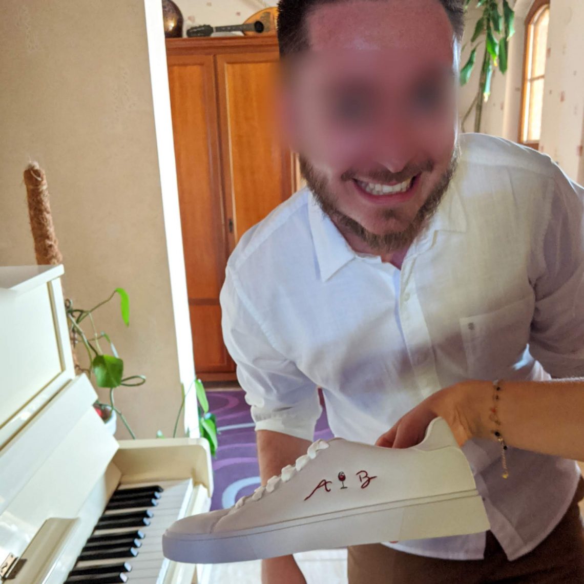 Les chaussures du marié