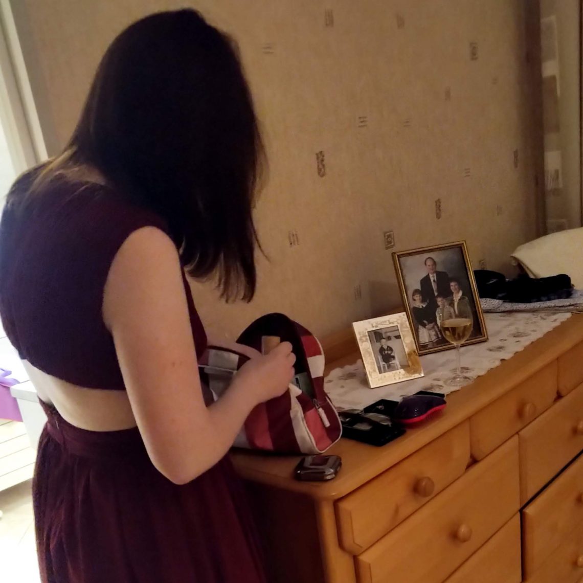 Mise en plis pour la future mariée