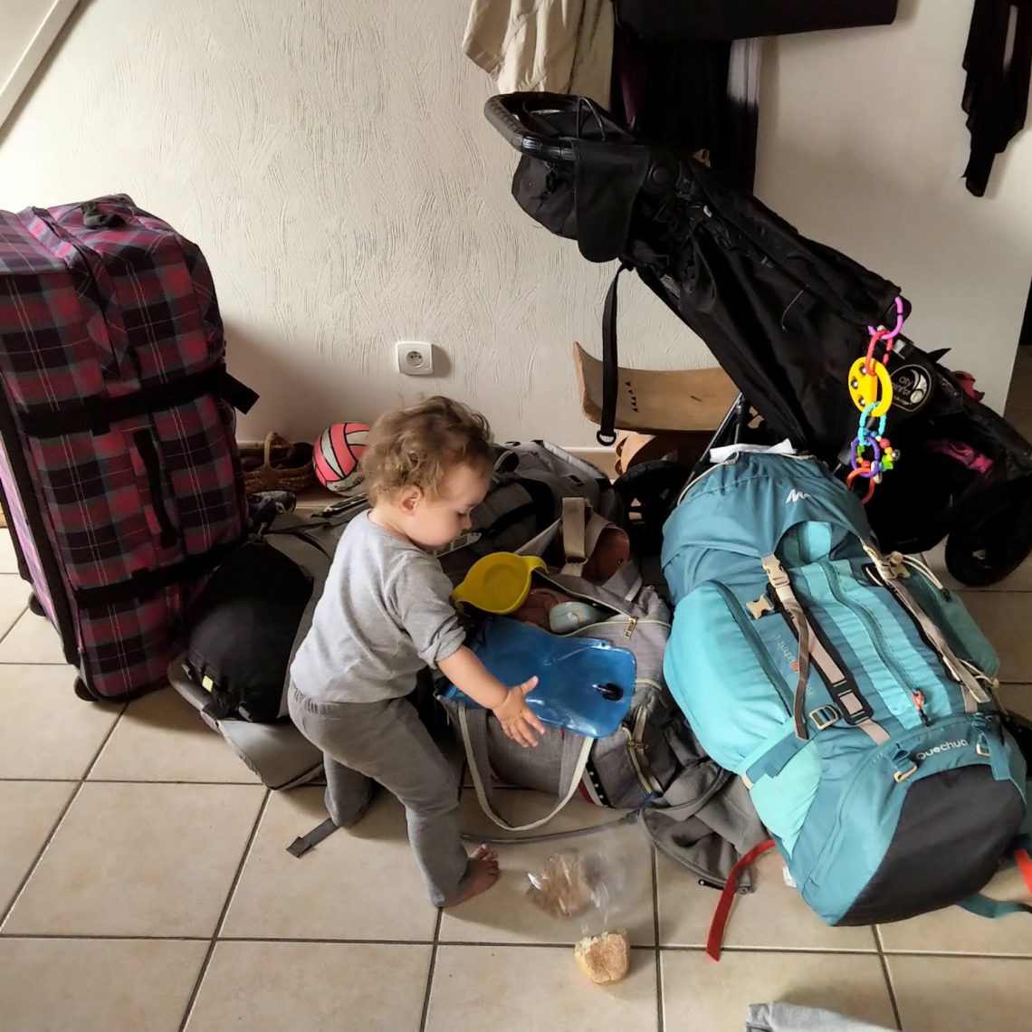 Les bagages avant le grand départ