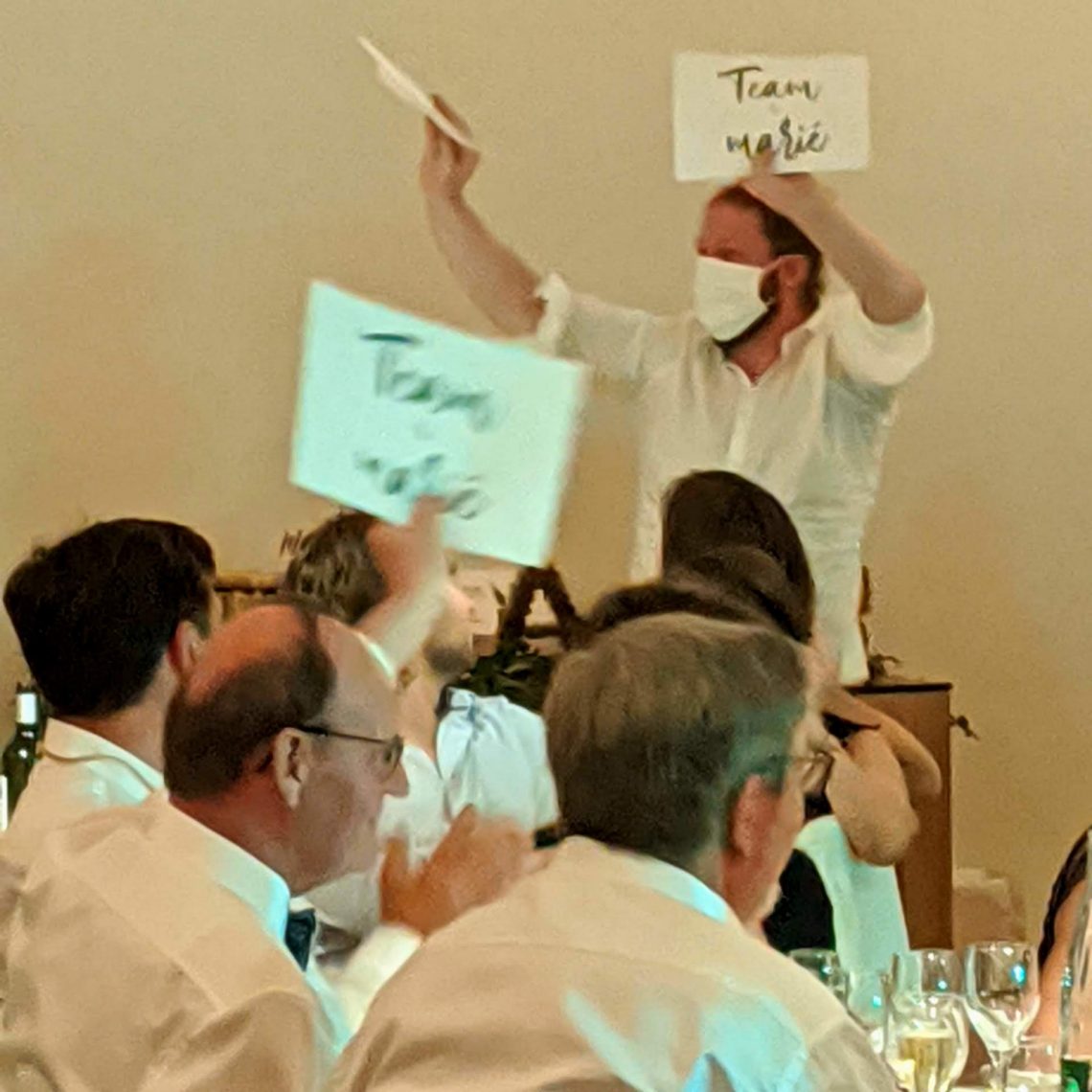 Une bonne ambiance de mariage