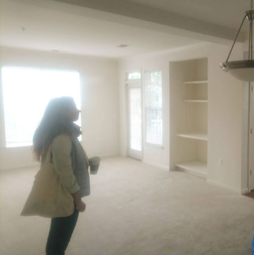 Notre appartement aux États-Unis encore vide