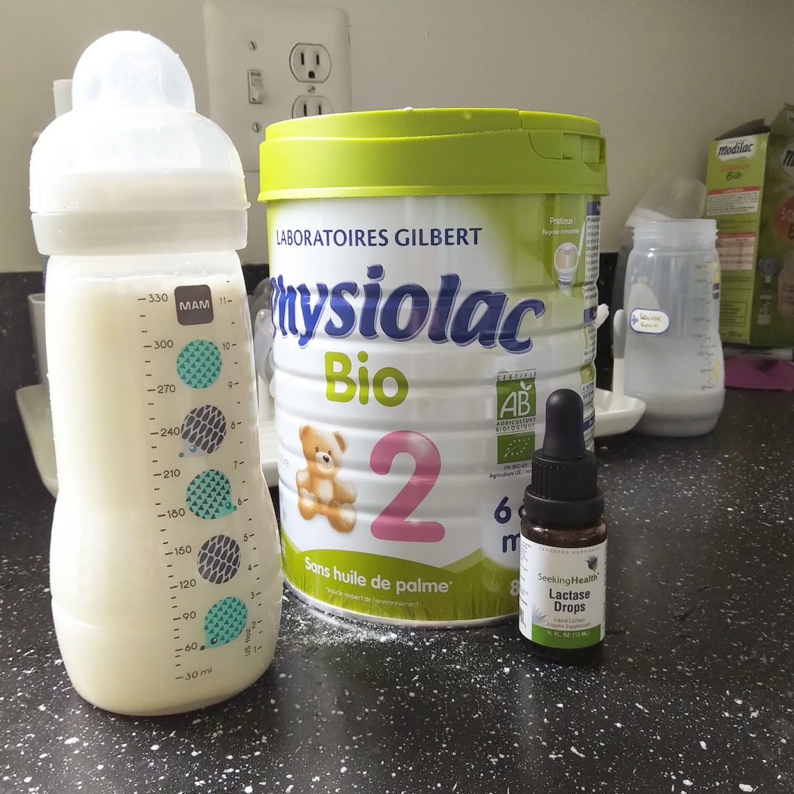 Préparer les biberons sans lactose