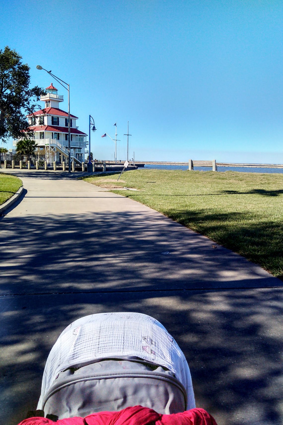 Le phare de la Nouvelle Orléans sur le Lac Pontchartrain