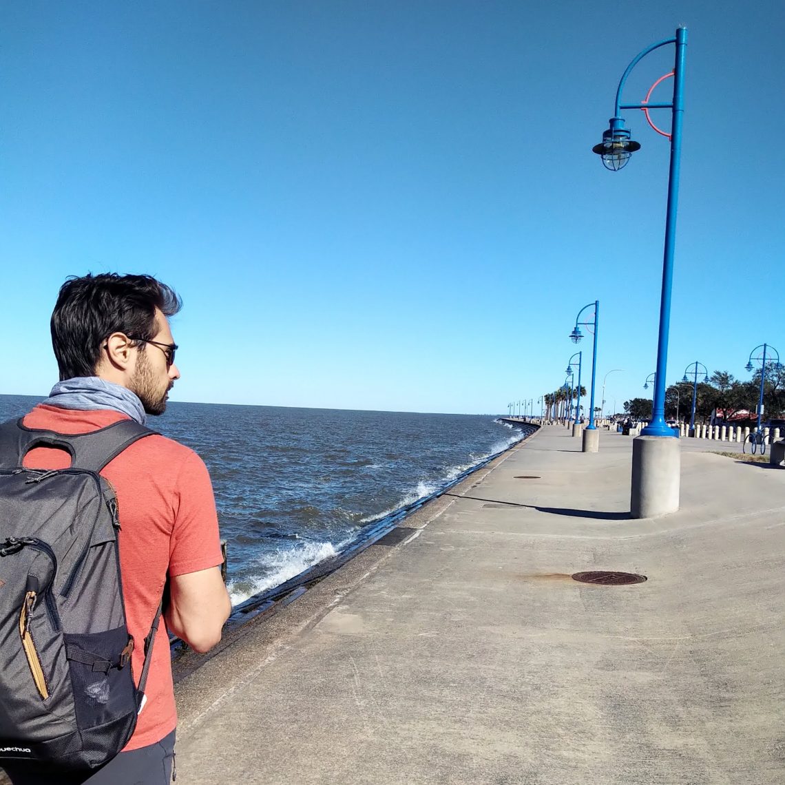 Les bords du lac Pontchartrain Nouvelle Orléans