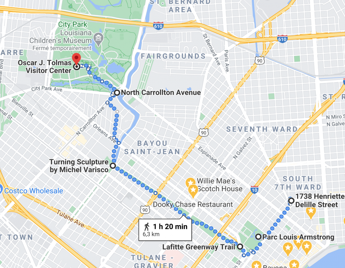 Les voies vertes de la Nouvelle Orléans