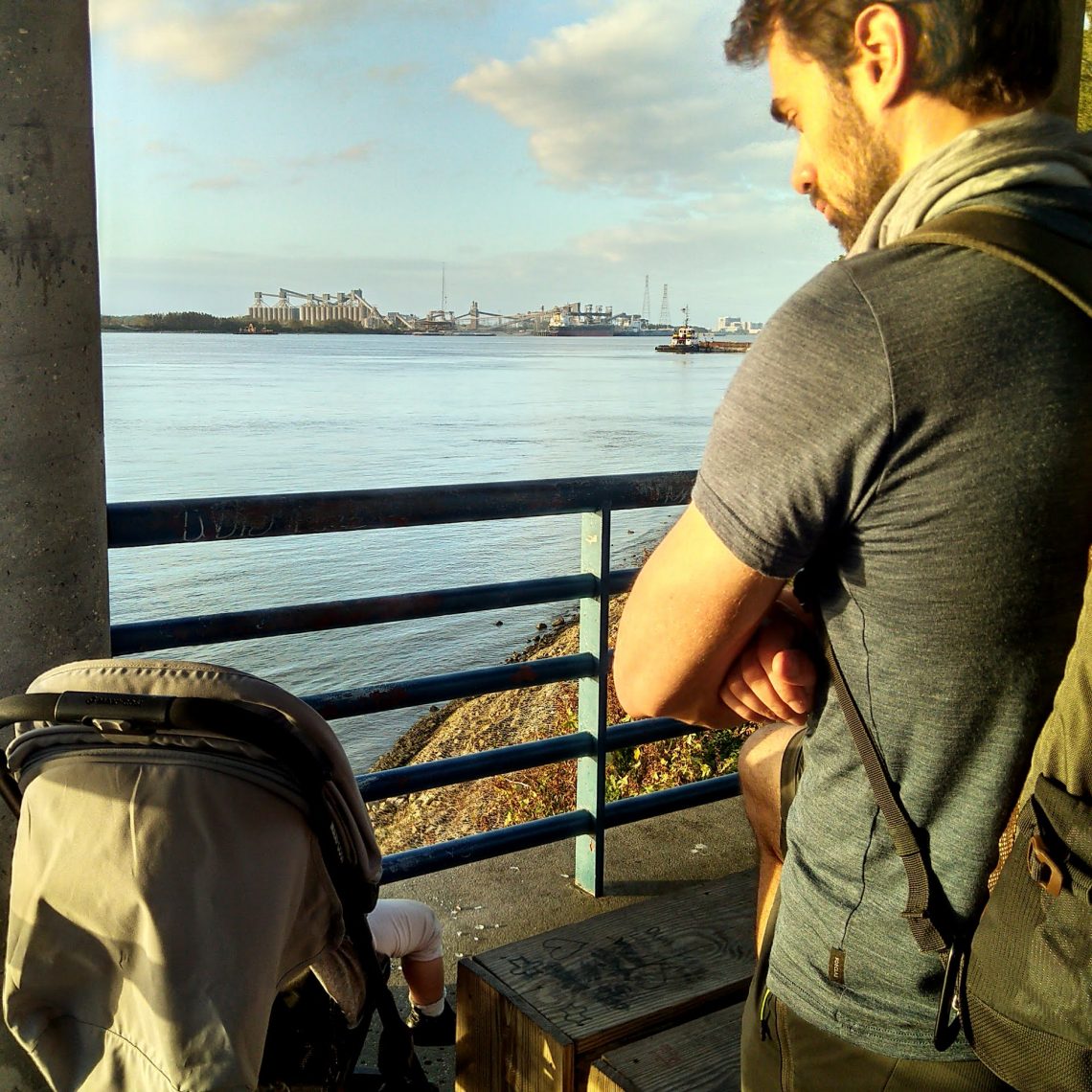 coucher de soleil sur le mississippi