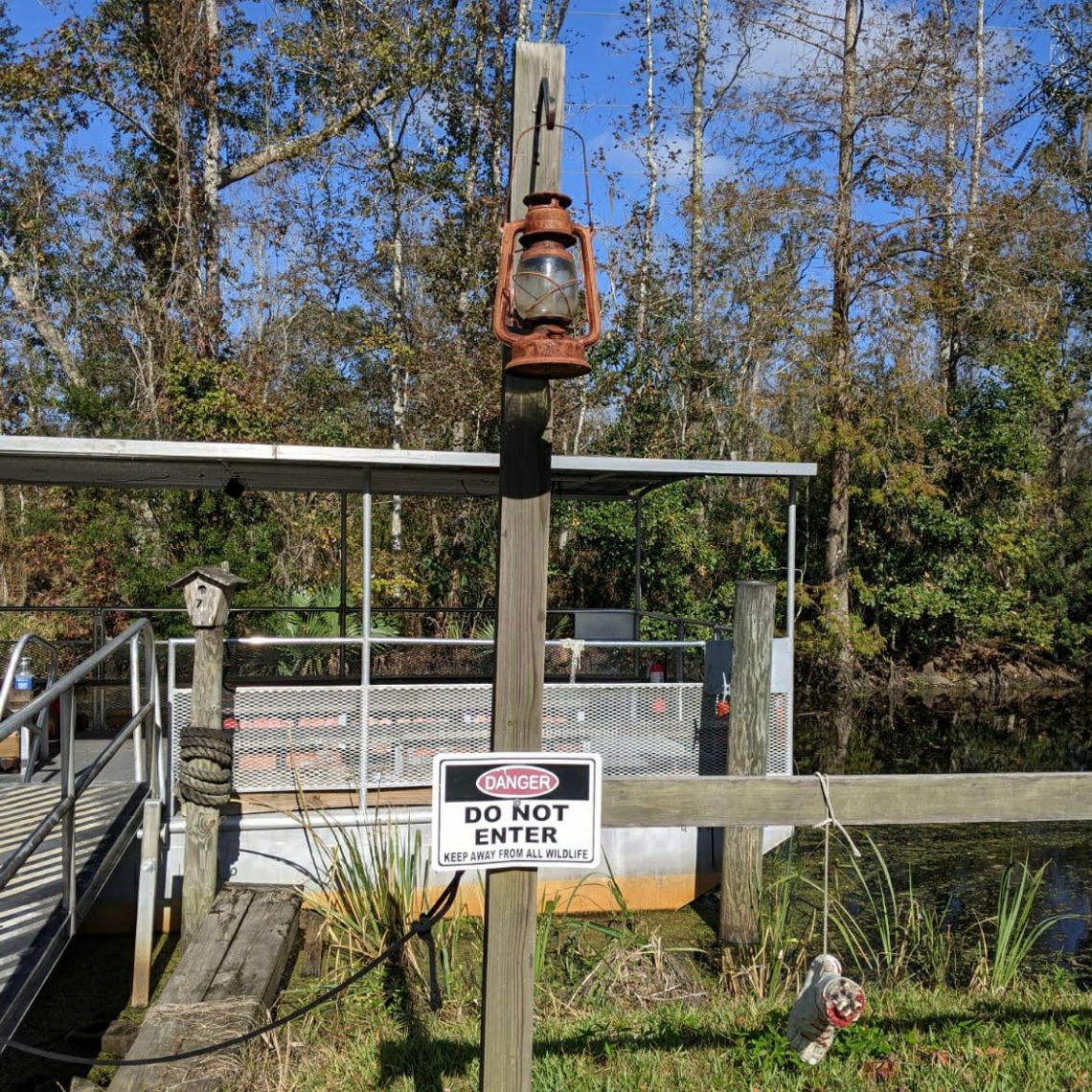 depart du swamp tour