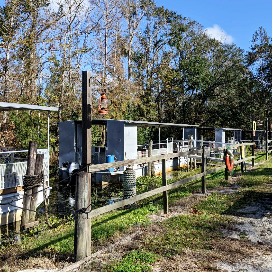 notre bateau pour le swamp tour