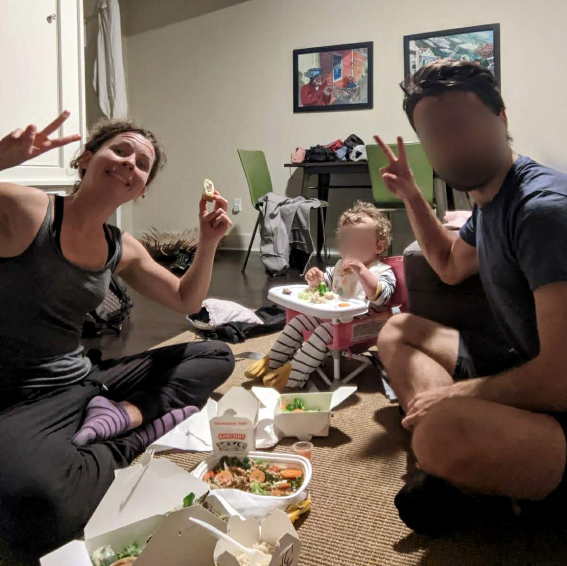 pic nic dans le salon