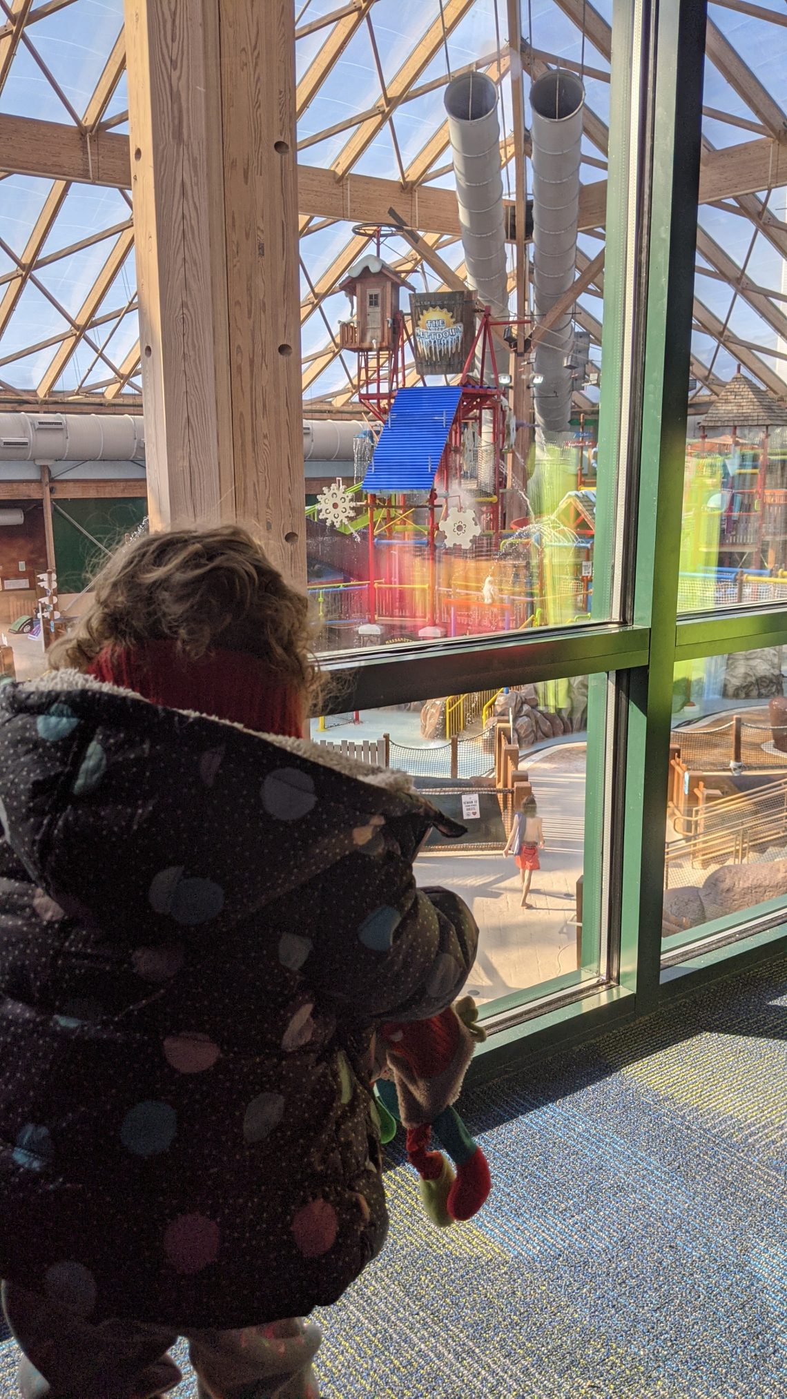 Bébé au waterpark