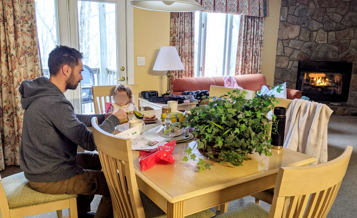 Premier petit déjeuner du week-end