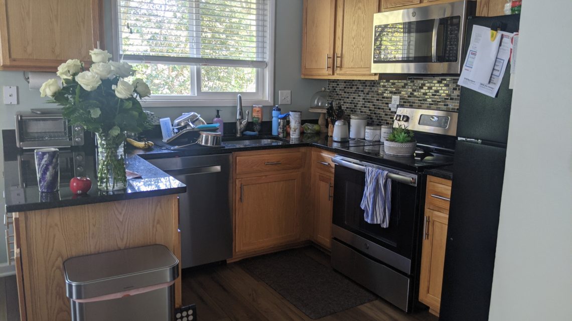 La cuisine de notre maison aux États-Unis