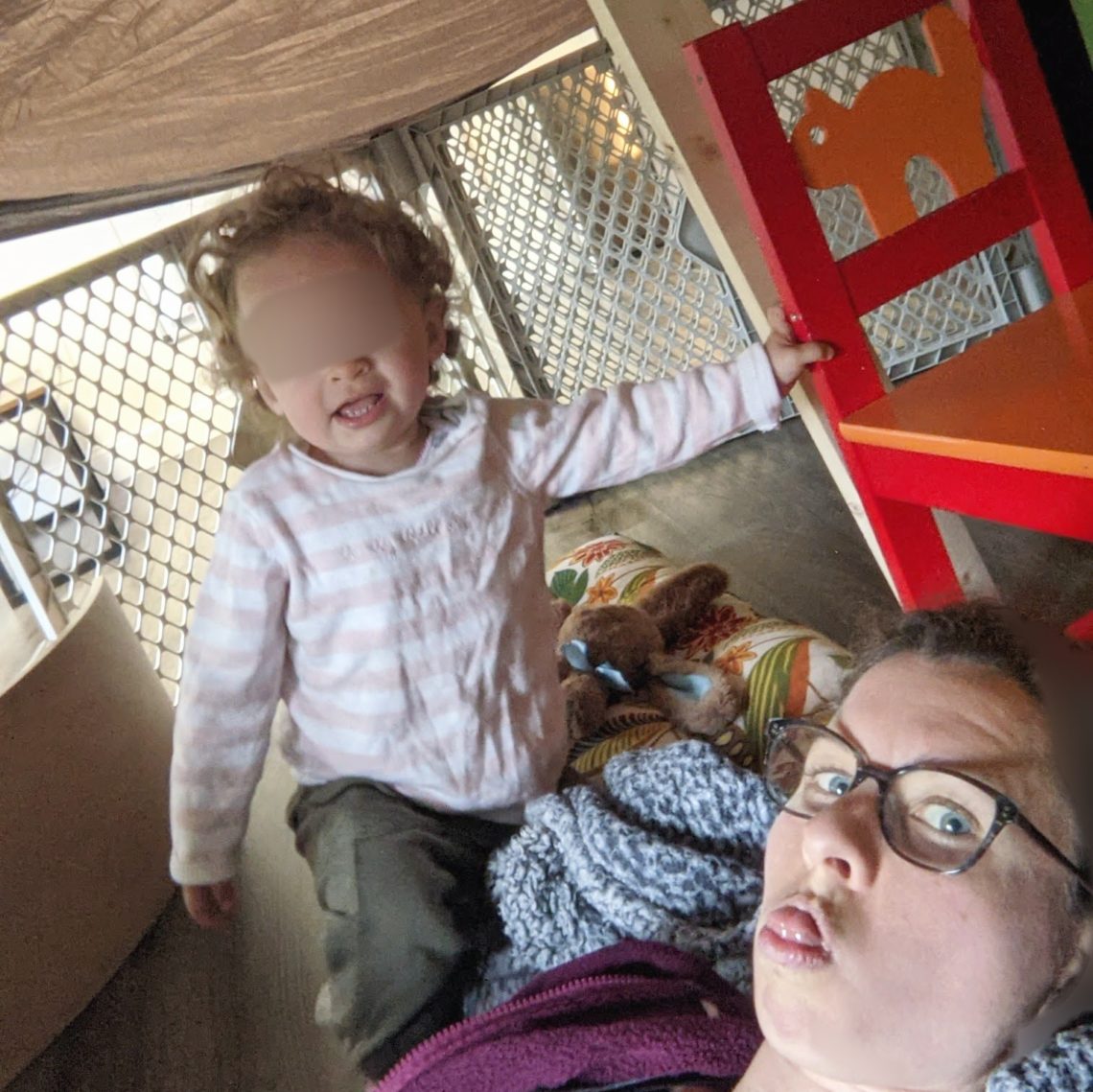 On ne peut pas vivre dans une cabane