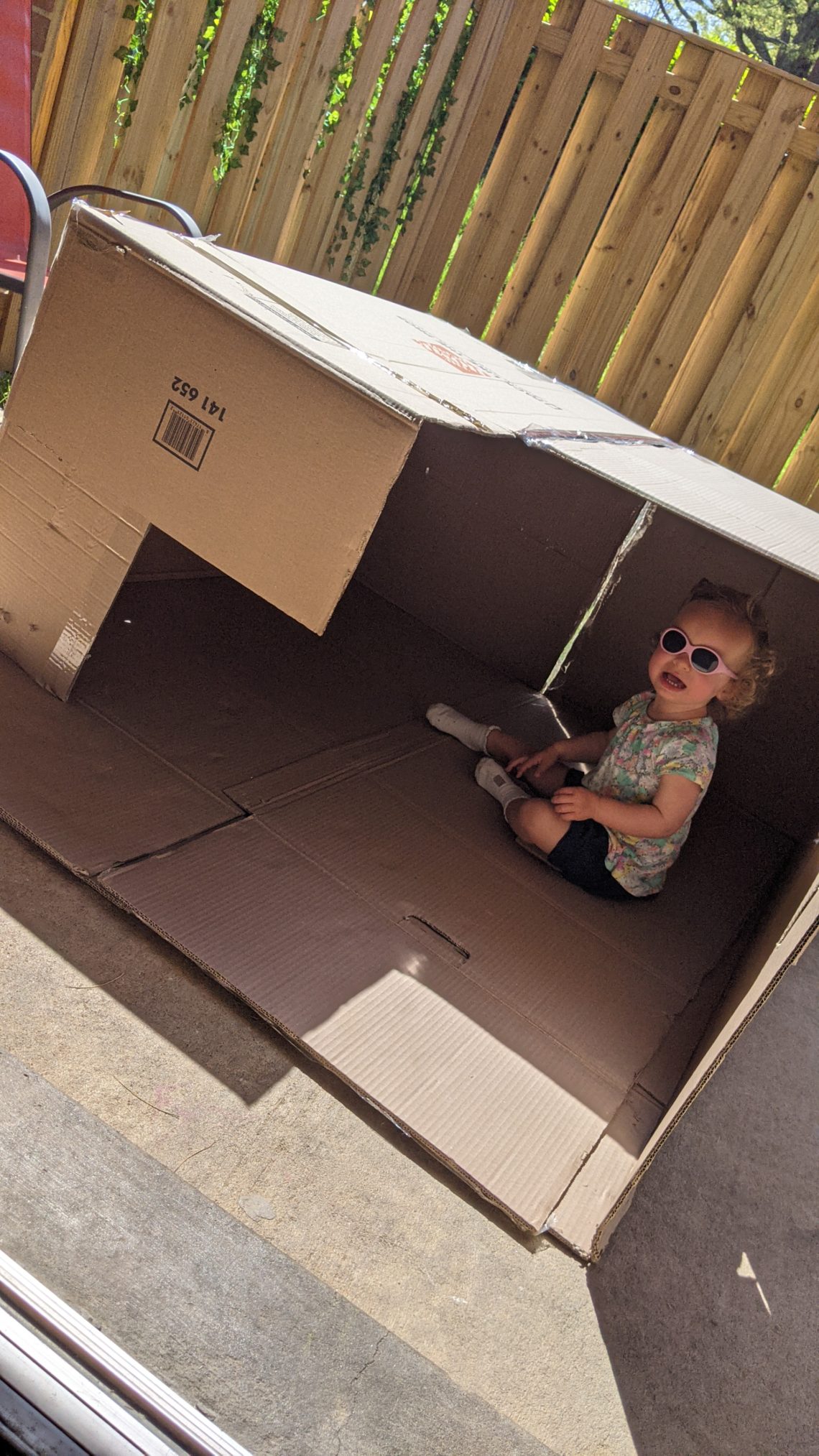 On s'amuse bien dans notre maison provisoire