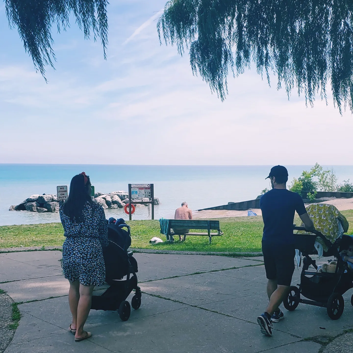 Lac Michigan depuis Milwaukee