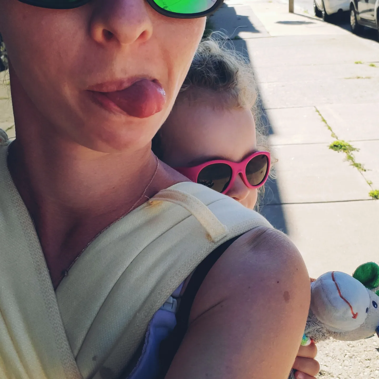 Maman et Louise en vacances