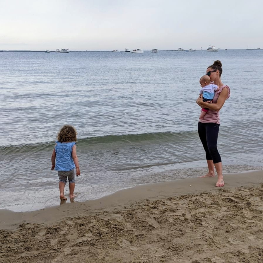 Le pieds dans l'eau à Chicago