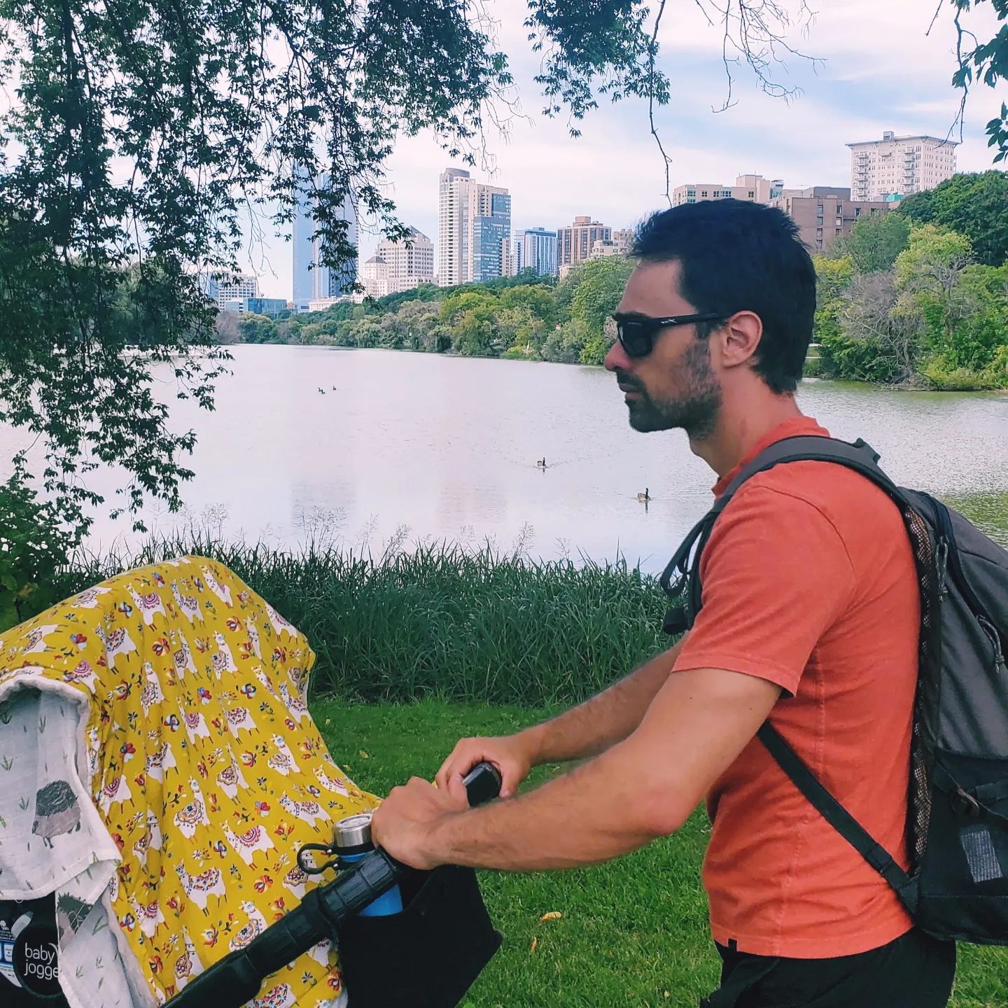 Randonnée poussette avec les enfants