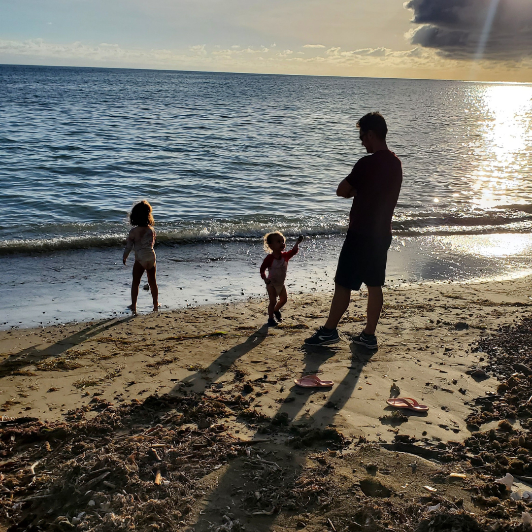 Coucher de soleil sur la mer des Caraïbes