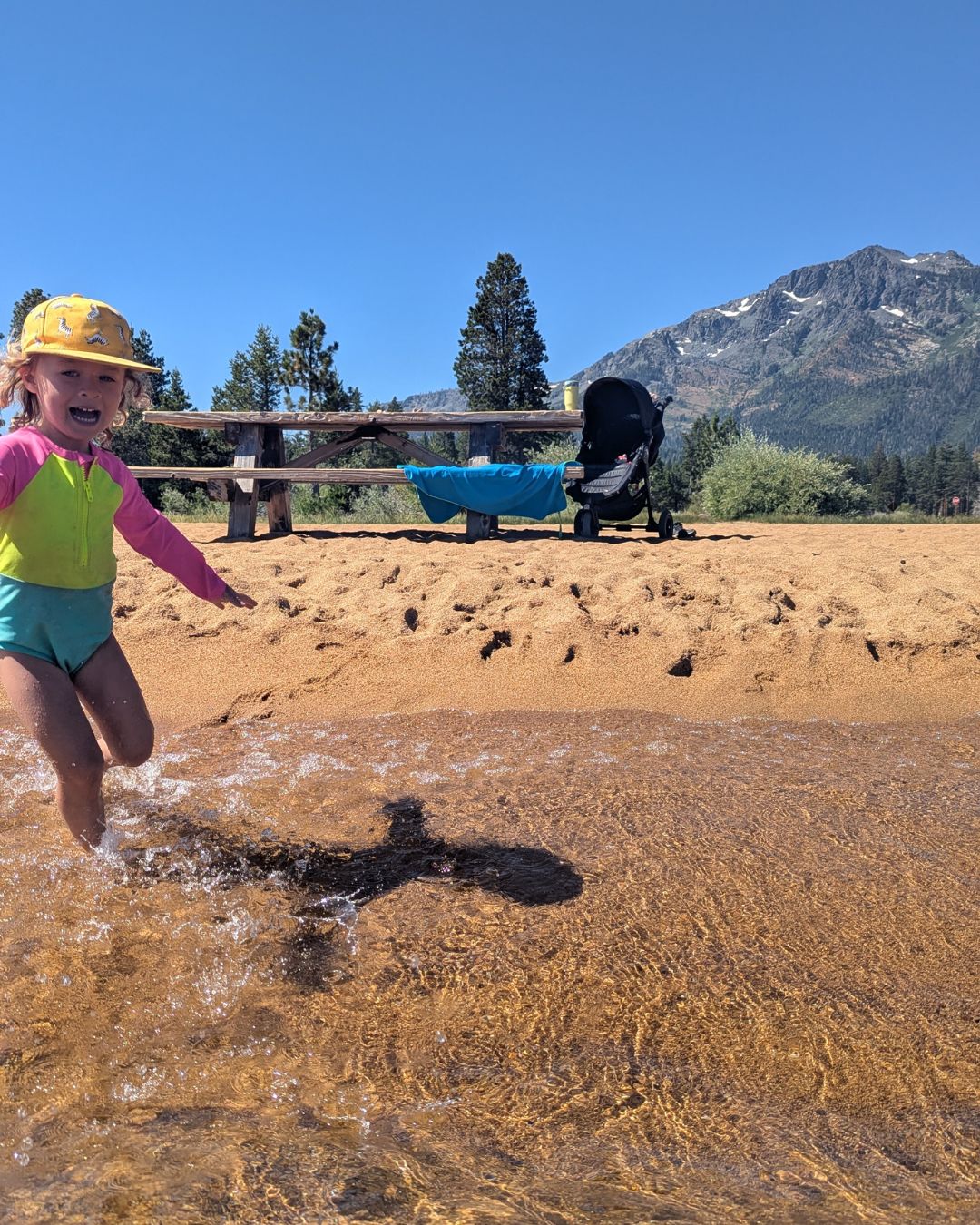 L'eau est froide mais tu adores